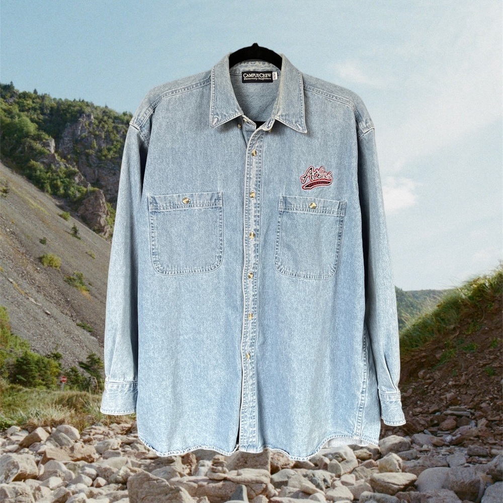Campus Crew Denim Button Up